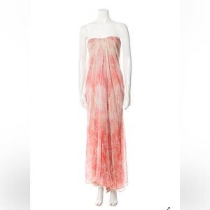 Alexander McQueen strapless gown